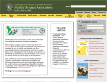 Tablet Screenshot of poultryscience.org